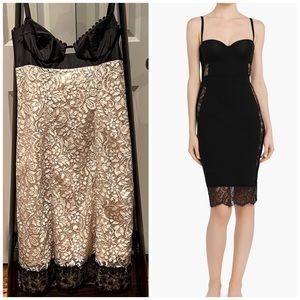 La Perla Allure Lace Silk Slip Dress Balconette